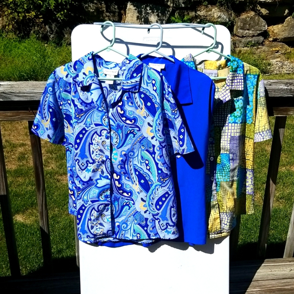 Three Susan Graver tops